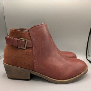 Jeossy Women’s Ankle Short Boots Western Chunky Low Heel Cowboy 9617 Boot SZ 8.5